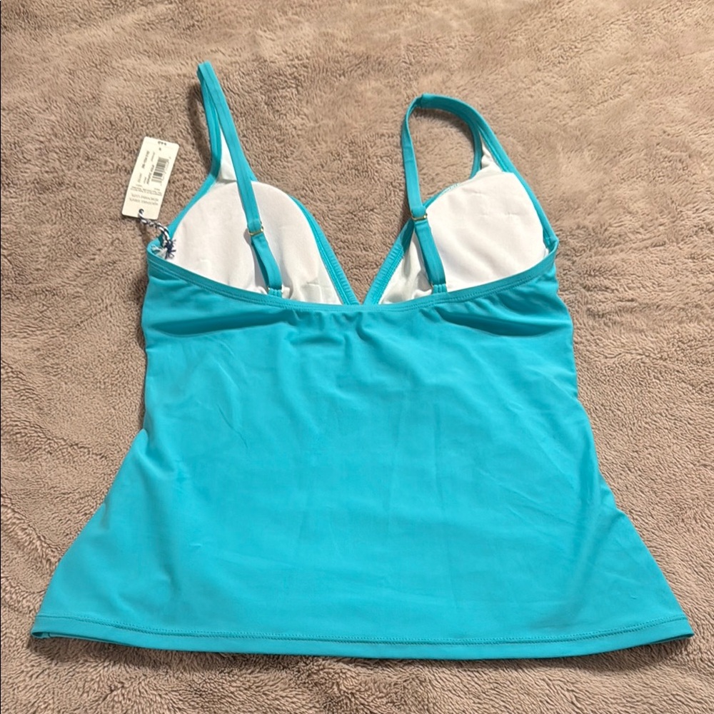 Blue Bikini with Adjustable Straps and V-Neck - Picture 4 of 4
